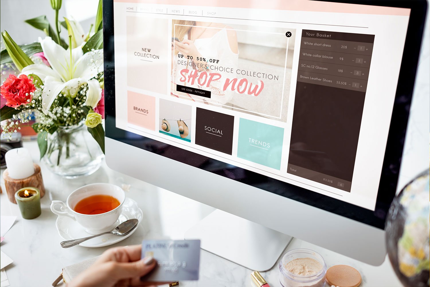 Selling Online When Your Stock Lives at the Counter